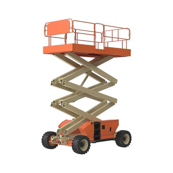 each scissor lift includes a maximum weight capacity that should not be exceeded for safe operation